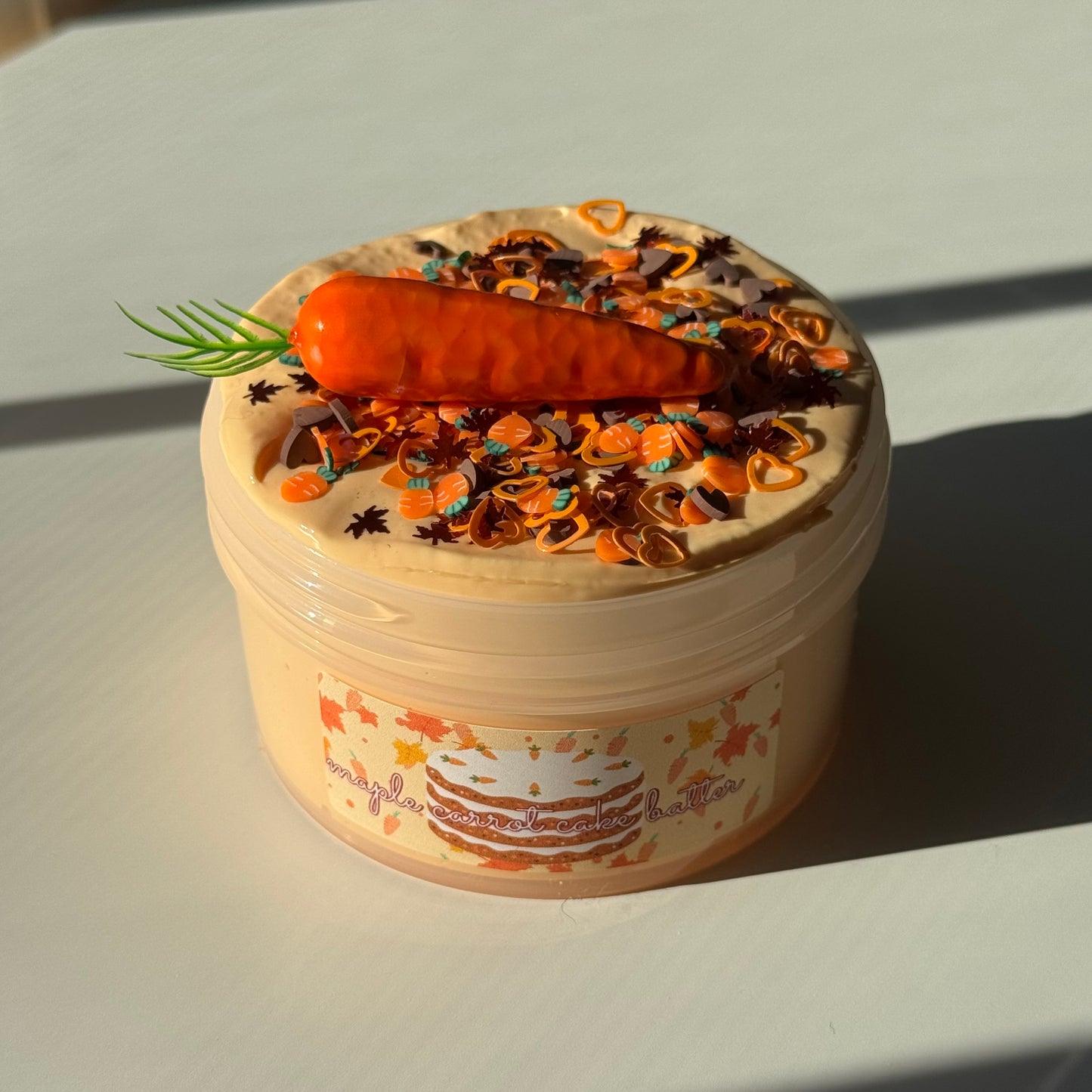 Maple Carrot Cake Batter